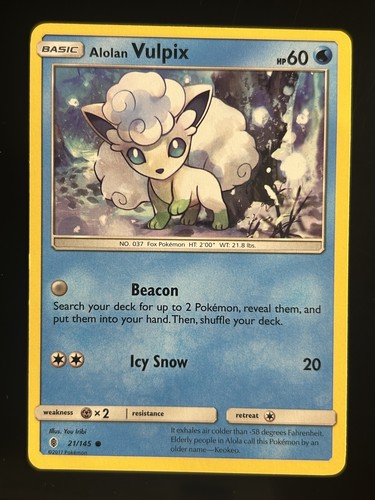 Alolan Vulpix 21/145 SM Regular
