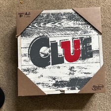 Cluedo Rustic Series Edition Family Board Game Wooden Box Crate Wood Clue Hasbro