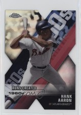 2020 Topps Chrome Decade of Dominance Die-Cuts Hank Aaron #DOD-4 HOF 14sd