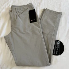Lululemon ABC Pant Slim 34”L Utilitech SEAL Seal Gray Men’s Size 34