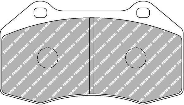 FERODO RACING BRAKE PAD SET DISC BRAKE FRONT ABARTH ALFA ROMEO RENAULT 4C 4C SP