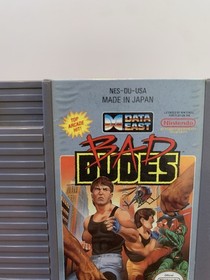 Bad Dudes - Authentic Nes Game Cartridge (read Description) Tested & works