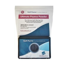 - Ultimate Quilt Pounce Pad with Refillable Iron-Off Chalk Powder, for Design...