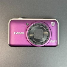 Canon PowerShot SX220 HS Digital Camera 12.1 MP 14x Optical Zoom Purple English