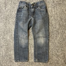 Levi's 511 Slim Jeans Kids Blue Dark Wash Size 4 Reg Adjustable Waist