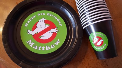 Ghostbusters plates and cups set of 48