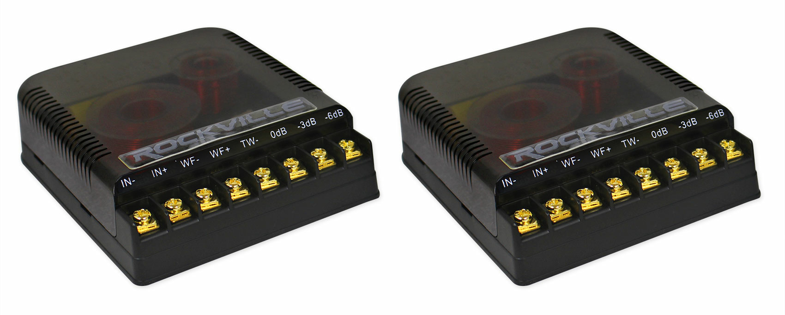 2 Пары 8-компонентных динамиков Rockville X8C Competition с титановыми твитерами