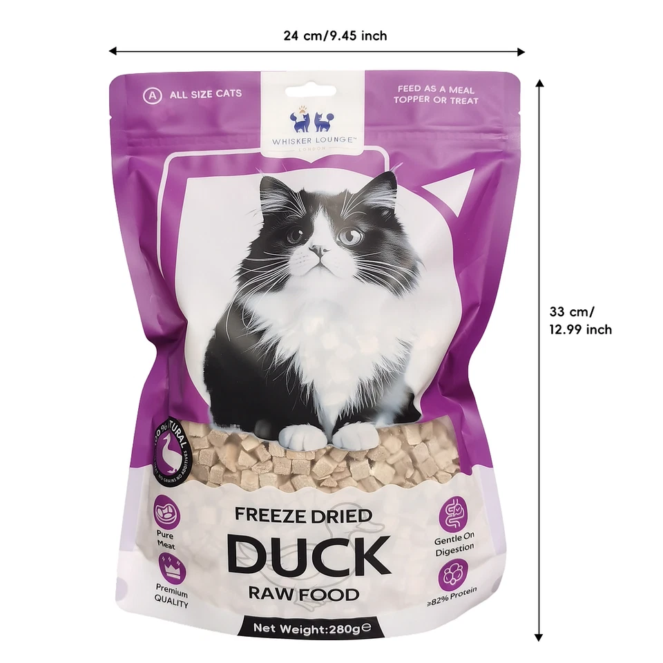 Pet freeze-dried chicken and duck cat snacks, 280g package, cat training rewards - Image 2 of 4
