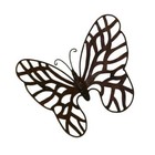 Luxe Iron Monarch Butterfly Wall Art Large Outdoor Hanging Sculpture Brown