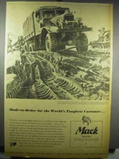 1942 Mack Trucks Ad - Made-to-Order Toughest Customer