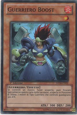 YU GI OH WARRIOR BOOST   DP10   SUPER RARE