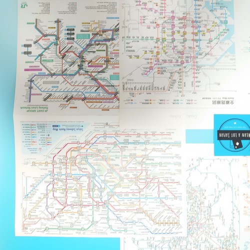 Tokyo Osaka Kyoto Metro Subway JR Map Set PASMO Suica English Sightseeing Japan - Picture 4 of 9