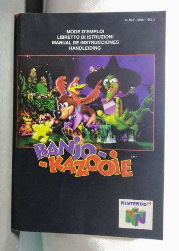 BANJO-KAZOOIE. PAL-ESP - PAL-ITA. RARE. NINTENDO 64. N64 - Imagen 11 de 15