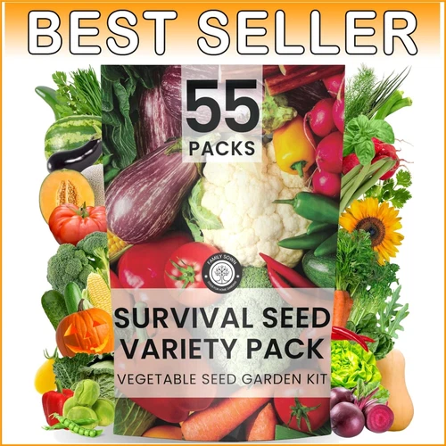 GMO-Free Survival Seed Vault: 55 Veggies, Herbs & Fruits for Sustainable Living