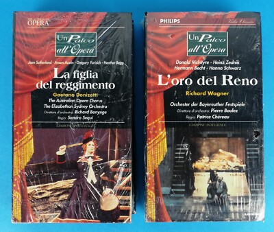 EINE BÜHNE AM OPER - VIDEO CLASSIC - 2 VHS - VIDEOKASSETTEN - NEU VERSIEGELT