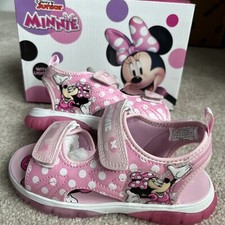 Disney's Minnie Mouse Toddler Size 11 Girls' Light-Up Sandals Pink NEW IN BOX