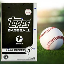 2022 Topps 1st Edition Series 1 MLB Baseball factory sealed 24 packs hobby box