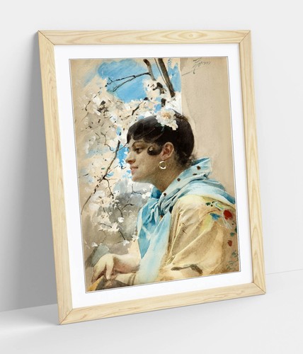 ANDERS ZORN, CARMEN -FRAMED WALL ART POSTER PRINT 4 SIZES - Picture 3 of 10