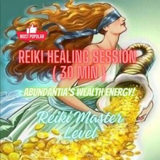 Reiki Healing For Abundantia's Wealth Energy Session 30 min Same Day