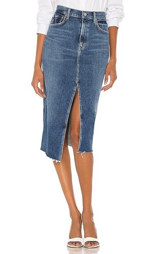 Humanity Aubrey Front Slit Maxi Skirt 
