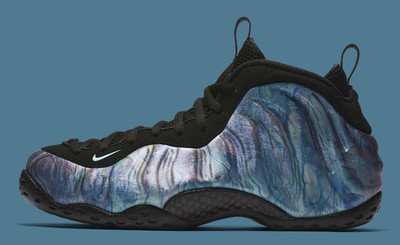 nike foamposite one abalone