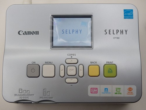 Canon SELPHY CP780 Compact Color Photo Printer w/Toner & Paper TESTED L@@K - Picture 4 of 6