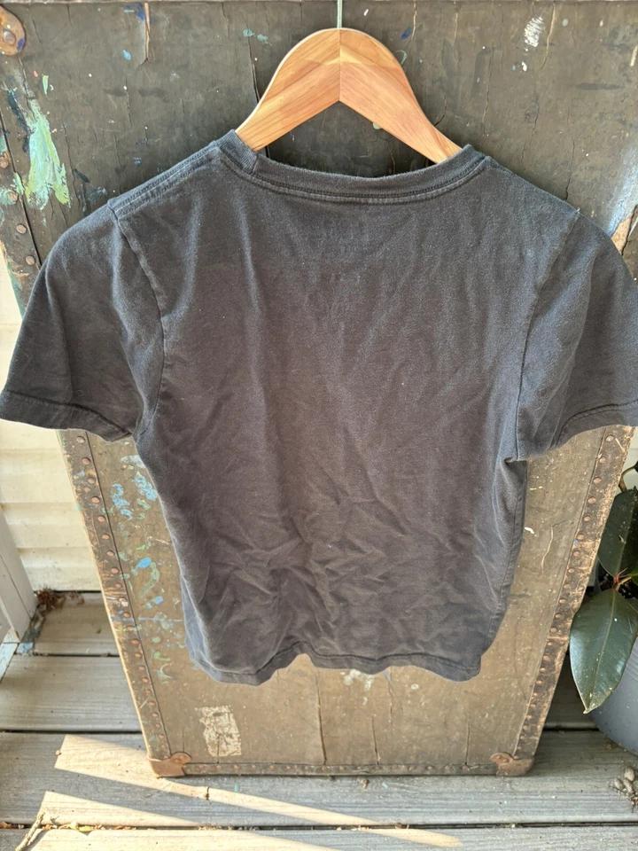 Camiseta de motocross 100 % algodón ajuste estándar negro zorro YL para niños jóvenes Y2k 2000 vintage Foto 4 de 4