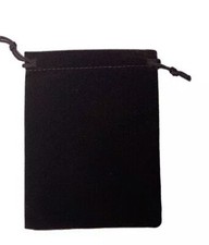 10-PACK VELVET BAGS 4" x 3.5" party favor wedding gift jewelry drawstring pouch