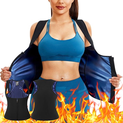 Sauna Suit for Women Waist Trainer Vest Women Sweat Tank Top Fitness Body Shaper - 第 1/20 張圖片