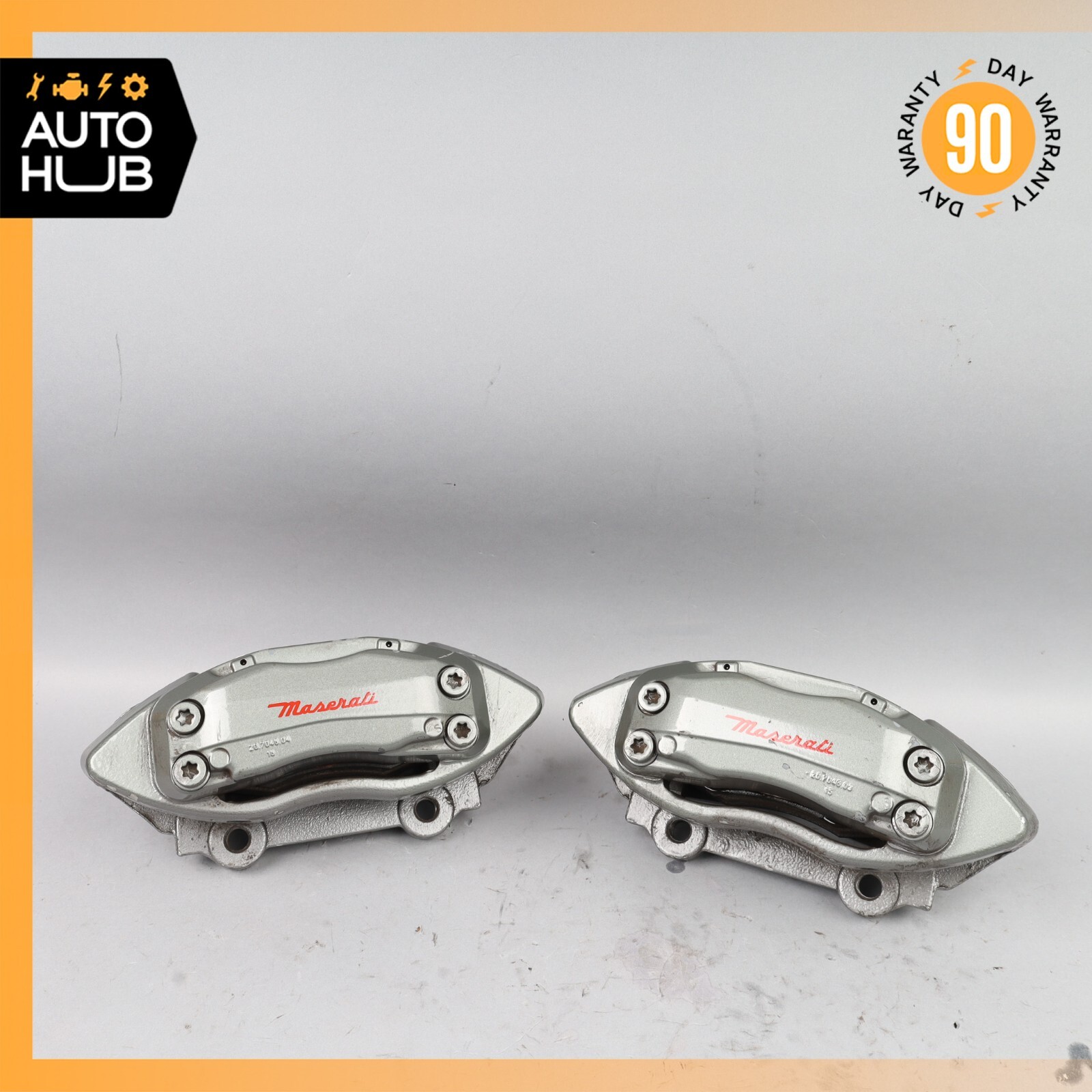 04-17 Maserati GranTurismo M145 Front Left & Right Brake Calipers Set OEM 44k