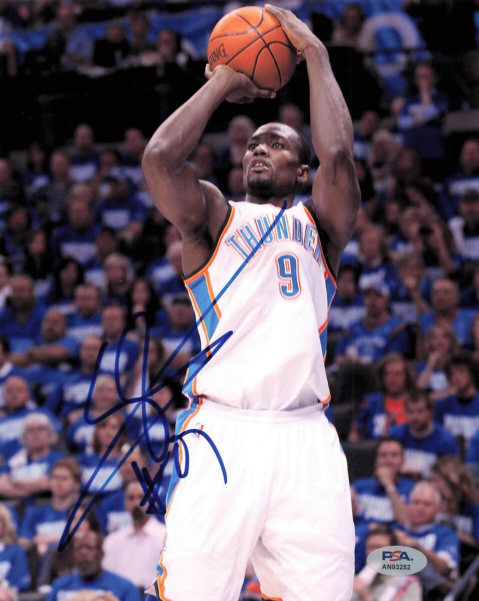 Serge Ibaka signed 8x10 photo PSA/DNA Oklahoma City Thunder Serge Ibaka signed 8x10 photo PSA/DNA Oklahoma City Thunder