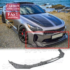 For Kia Stinger GT GT-line 2018-2022 Carbon Fiber V1 Style Front Bumper Lip Kit
