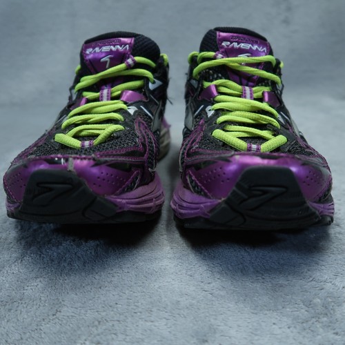 Brooks DNA Ravenna 4 Running Shoes Womens US 8.5 Athletic Sneakers Purple Black - Picture 3 of 12