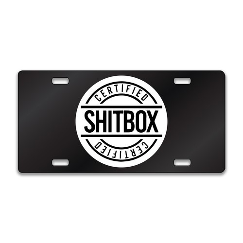 CERTIFIED CAR FUNNY Chrome or Black Acrylic License Plate CUSTOM LP0005 - Picture 9 of 10