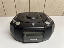 Jensen Dual Alarm Clock AM/FM Stereo Radio with Top Loading CD Player JCR-310.