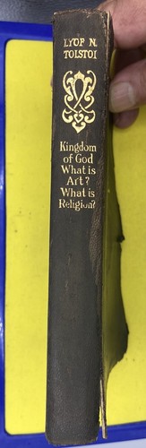 Kingdom Of God What Is Art ? What Is Religion ? Tolstoi 1899 Thomas Crowell NY - Picture 9 of 24