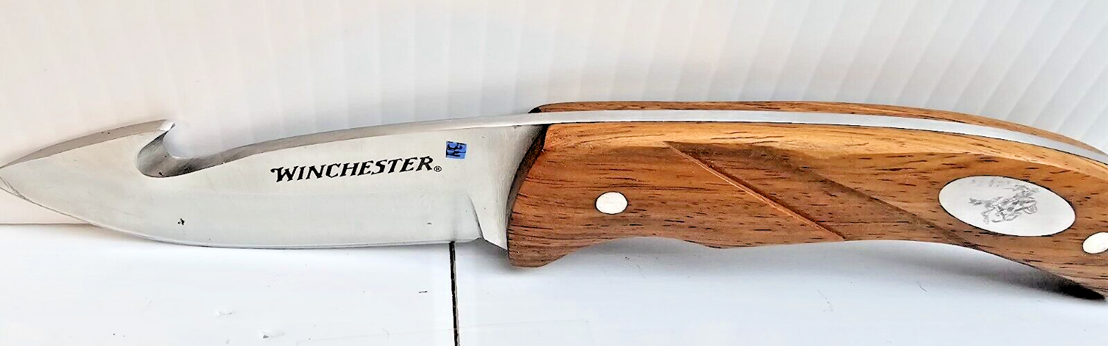 Vintage Winchester Hunting Knife With Gut Hook Skinning Knife 7 in eBay