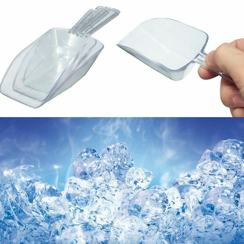 3x Clear Bar Buffet Wedding Ice Sugar Sweet Candy Favor Party-NEW Plastic new~