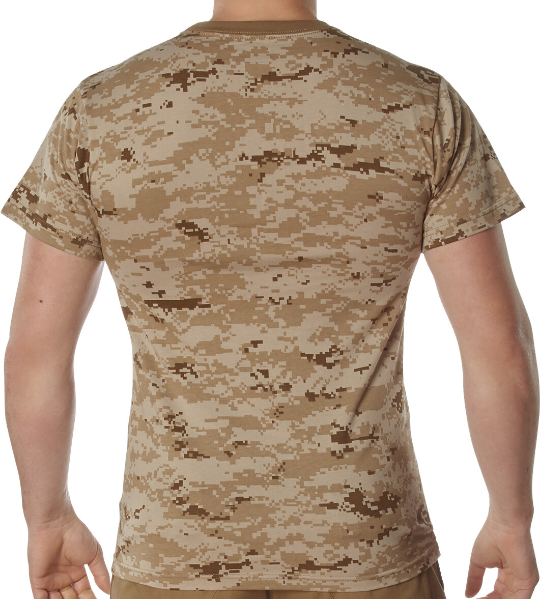 100% Cotton 5oz. Camouflage Short Sleeve T-Shirt Army 100% Cotton 5oz. Camouflage Short Sleeve T-Shirt Army