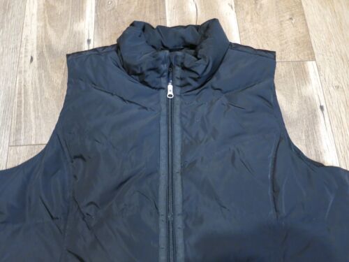 Gilet imbottito Lands’ End donna nero imbottito con zip intera taglia 2X 20W-22W - Foto 2 di 10