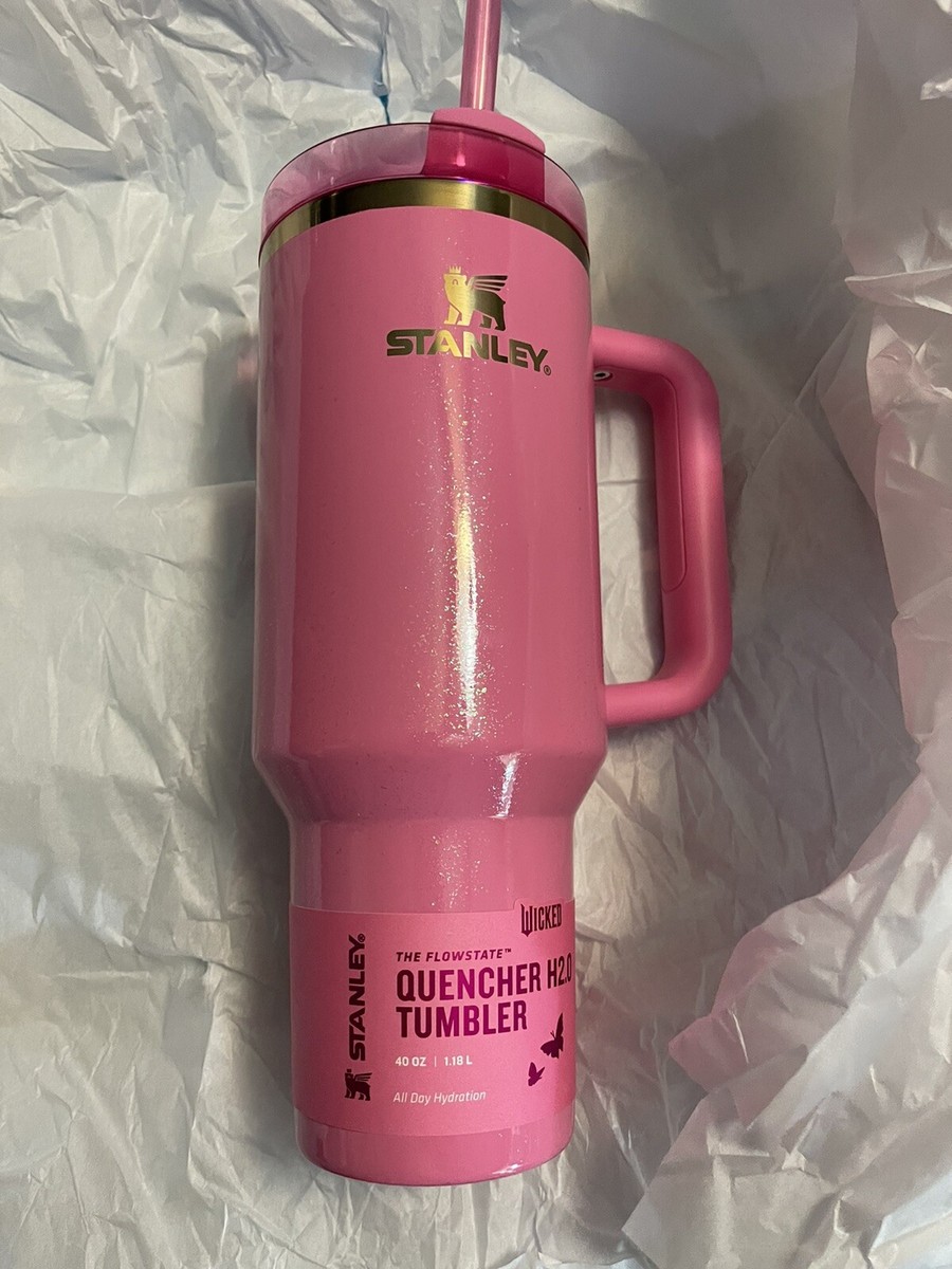 Gourde Stanley 40 Oz Glinda Wicked - Collection Wicked For Good 2024/2025 - Rose, Inox - Neuf