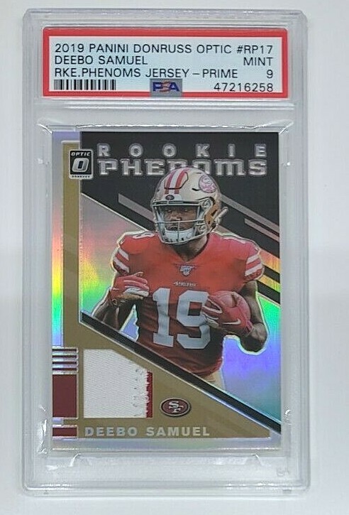Deebo Samuel Panini Donruss Optic Rookie Phenoms Jerseys #RP17 Prime
