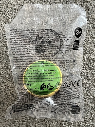 NUEVO - Emoji de Fútbol Burger King 2022 Juguete Spinner Ojos en Forma de Corazón - Imagen 2 de 2