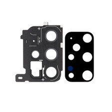 For Samsung S20 Plus 6.7" Rear Camera Lens w/ Frame Replacement Part BLACK