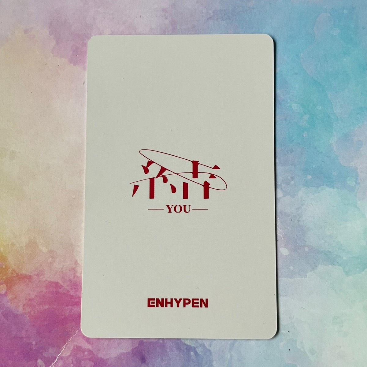 ENHYPEN JP 3rd Single 結 -YOU- Photo Card POB Weverse Japan ENHYPEN JP 3rd Single 結 -YOU- Photo Card POB Weverse Japan