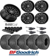 Arsenal Wheels 285 70 17 Black Rhino Tires All Terrain Tire Package Bfgoodrich