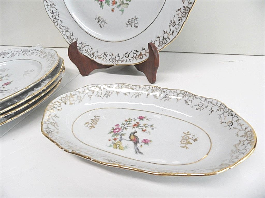 FD Chauvigny, véritable porcelaine - Tafelservice - 10 personen - Lente