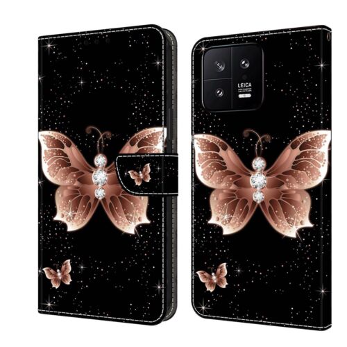 Painted Flip Card Wallet Stand Phone Case For Nokia G60 G21 G10 G20 G300 G22 6.3 - Picture 17 of 32