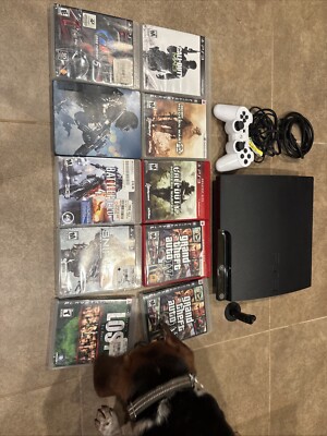 Sony PlayStation 3 Slim Launch Edition 120 GB - Charcoal Black