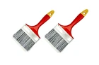 2 x 4" Inch Paint Brush Brushes Decorating Wall Fence Home Decks House Wood Set